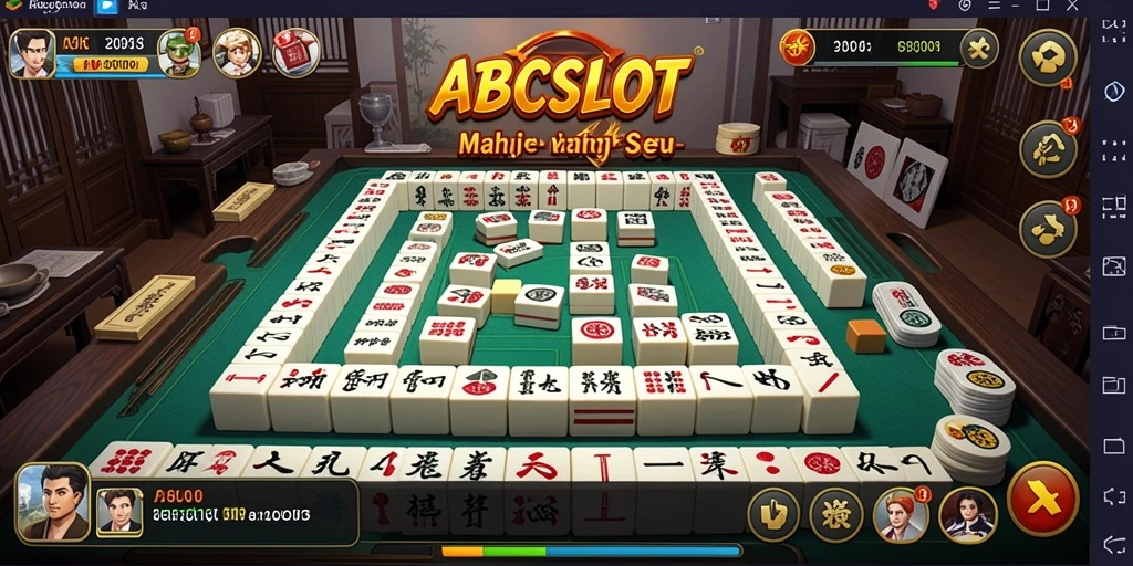 Tangkapan layar ABCSLOT yang menampilkan gameplay Mahjong yang menarik.