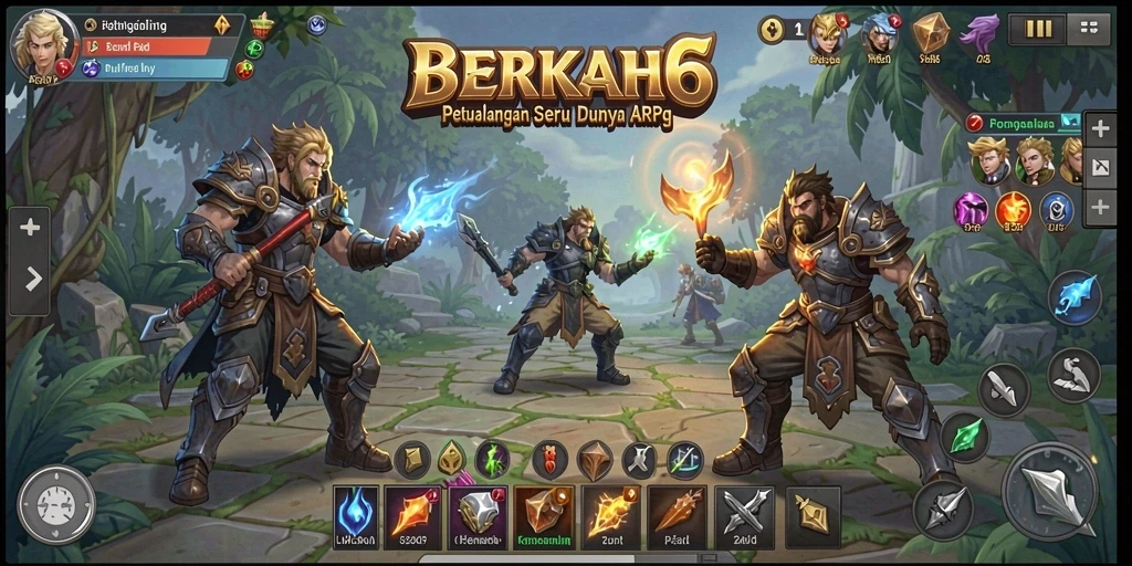 Tampilan gameplay menarik dari <strong>BERKAH6</strong> yang penuh aksi dan petualangan.