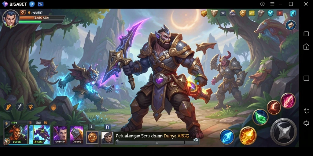 Tampilan gameplay BISABET yang seru dan mendebarkan.