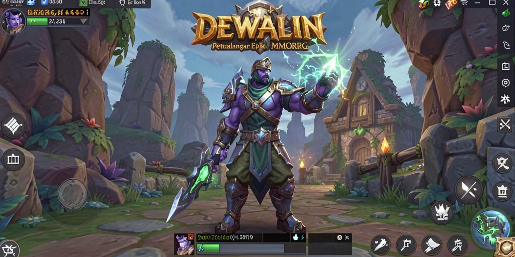 Tampilan menarik dari gameplay DEWALIN yang seru.