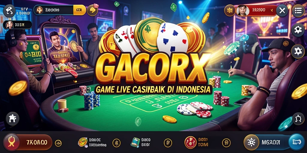 Tangkapan layar menarik dari gameplay GACORX Live Casino.