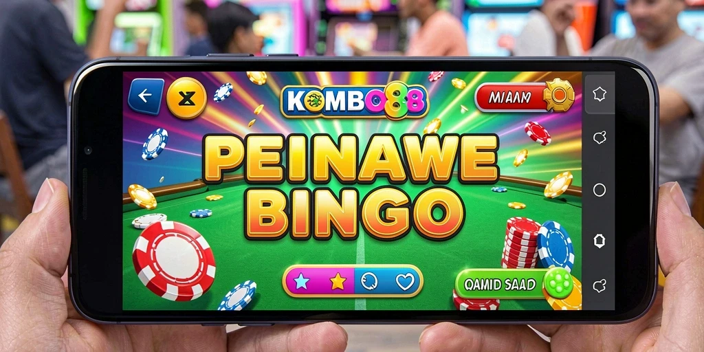 Tampilan gameplay Bingo yang seru dan interaktif di KOMBO88.