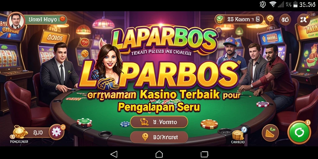 Tangkapan layar utama dari gameplay seru LAPARBOS di Kasino.