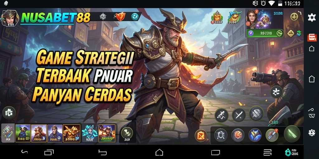 Tampilan gameplay strategi NUSABET88 yang seru dan menantang.