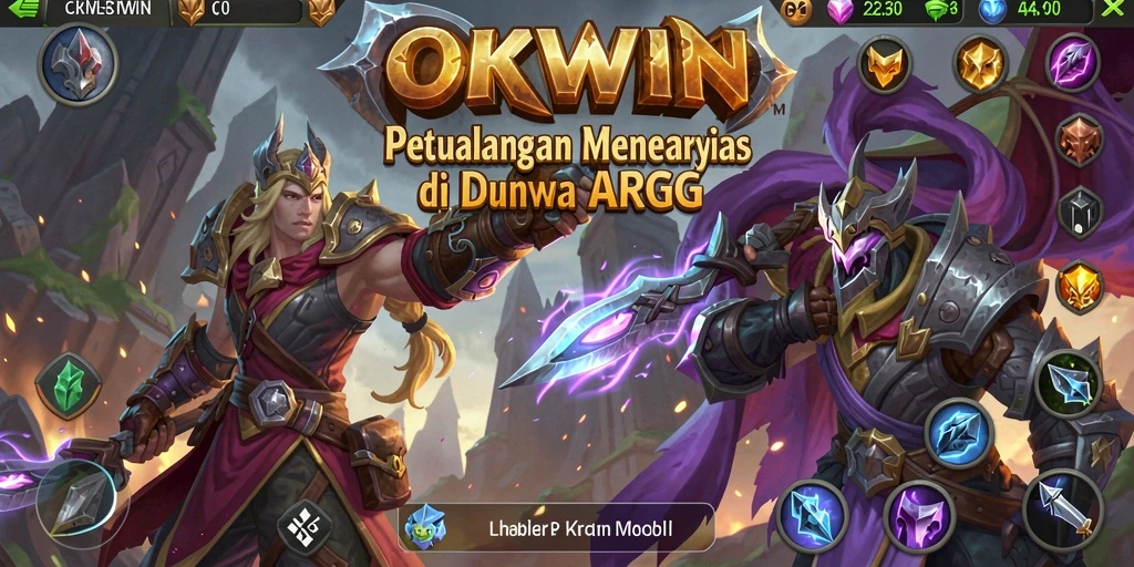 Gameplay seru dengan grafis memukau dalam OKWIN.