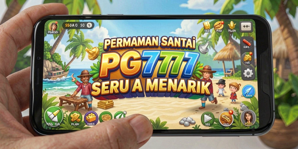 Screenshot utama PG777 menampilkan gameplay yang seru dan menyenangkan.