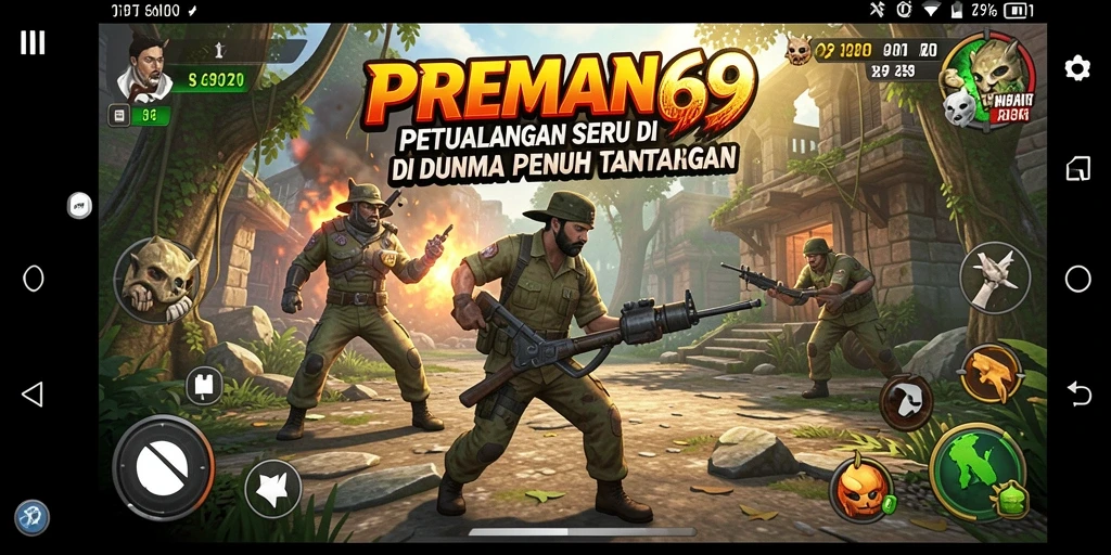 Screenshot gameplay PREMAN69 menampilkan aksi seru dan petualangan mendebarkan.