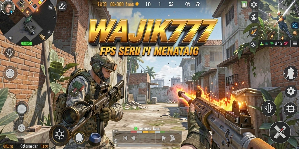 Tampilan seru aksi menembak dalam WAJIK777.