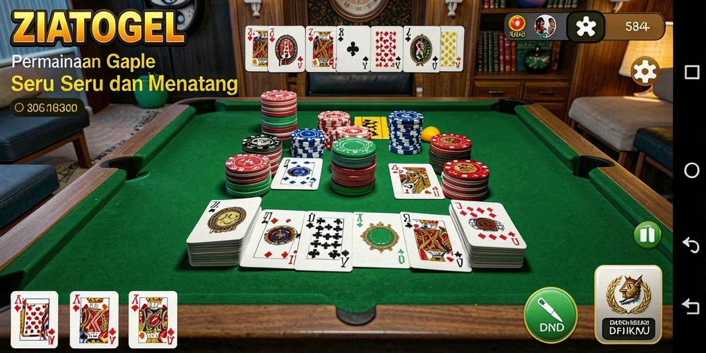 Tampilan gameplay <strong>ZIATOGEL</strong> yang seru dan interaktif.